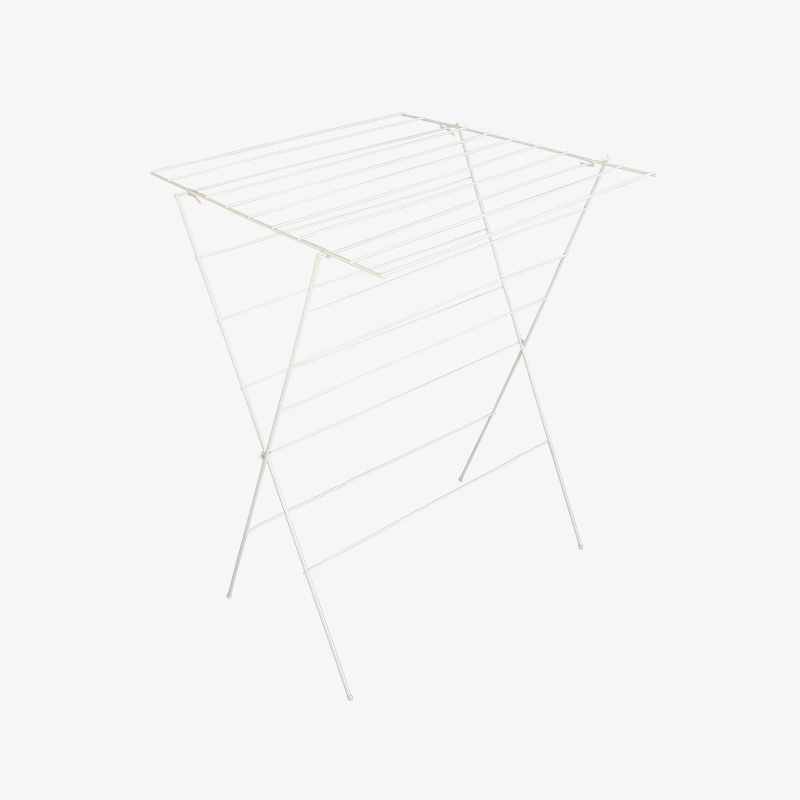 Raskaaseen käyttöön taitettava pyykinkuivausteline sisä- ja ulkokäyttöön