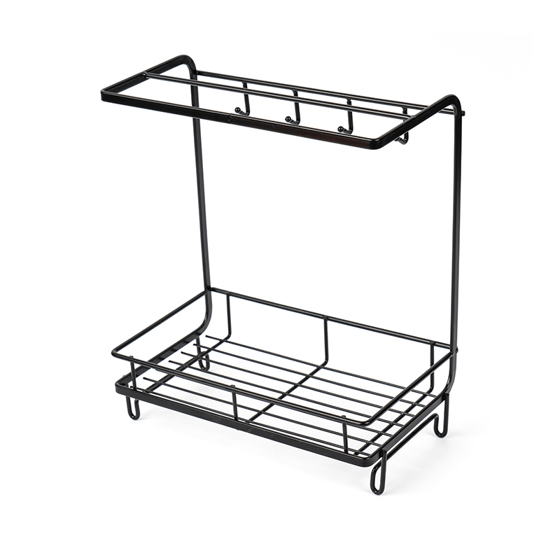 Tiskiallaskotelo sienellä ja tiskipyyhkeellä