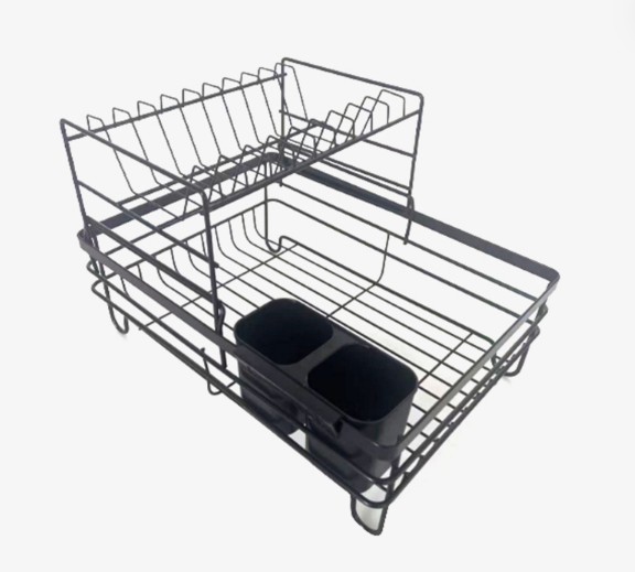 Ruostumattomasta teräksestä valmistettujen kulhotelineiden kätevä säilytys